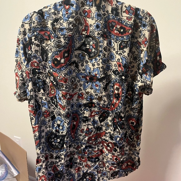 Men’s printed / paisley topman t shirt button up

Worn 1-2 times, like new. - Picture 2 of 3